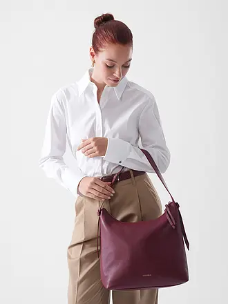COCCINELLE | Ledertasche - Hobo COCCINELLEMALORY | dunkelrot